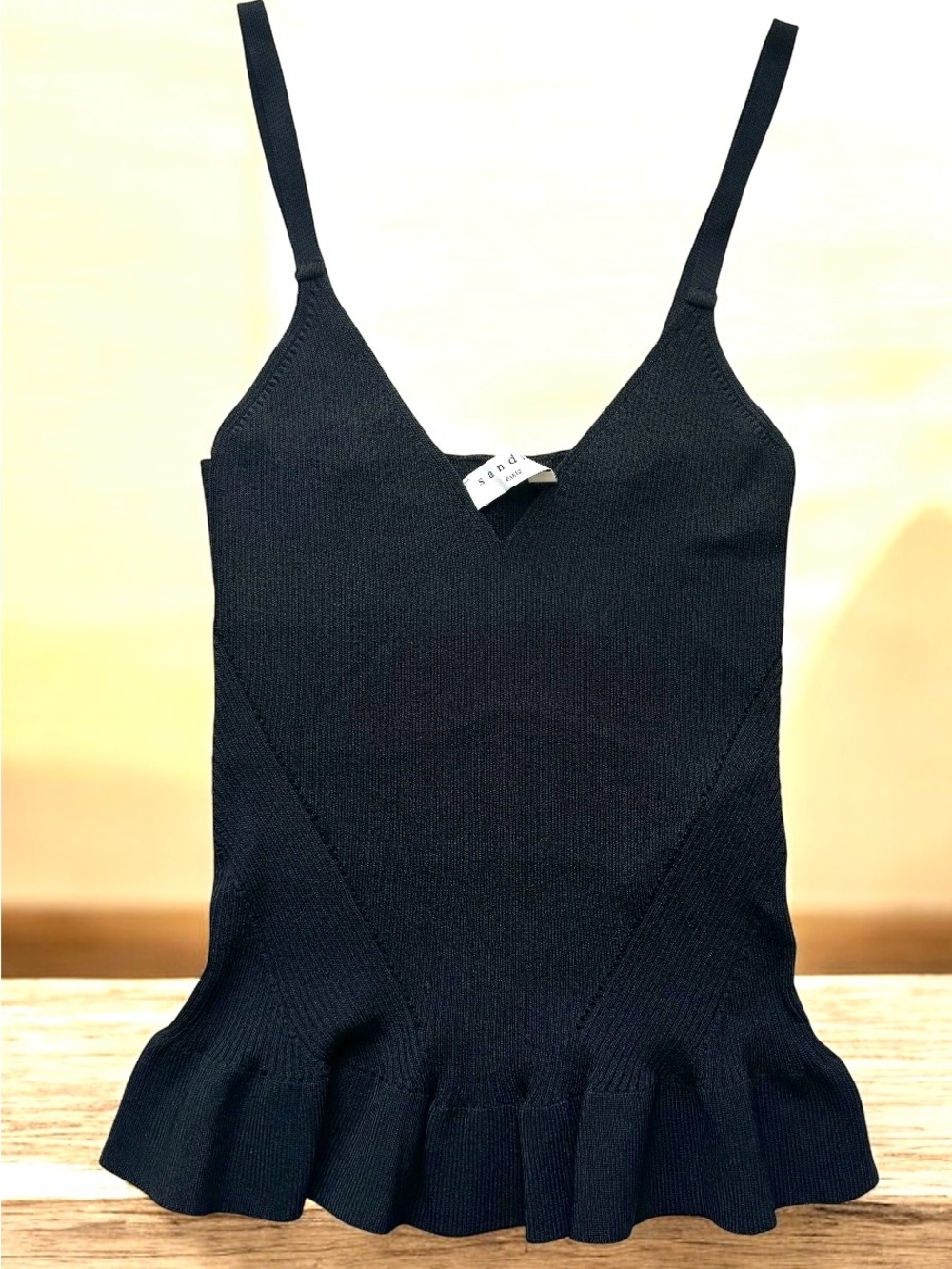 Sandro Rib Knit Tank Top - Picture 5 of 11